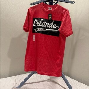 Red Orlando Florida T-Shirt